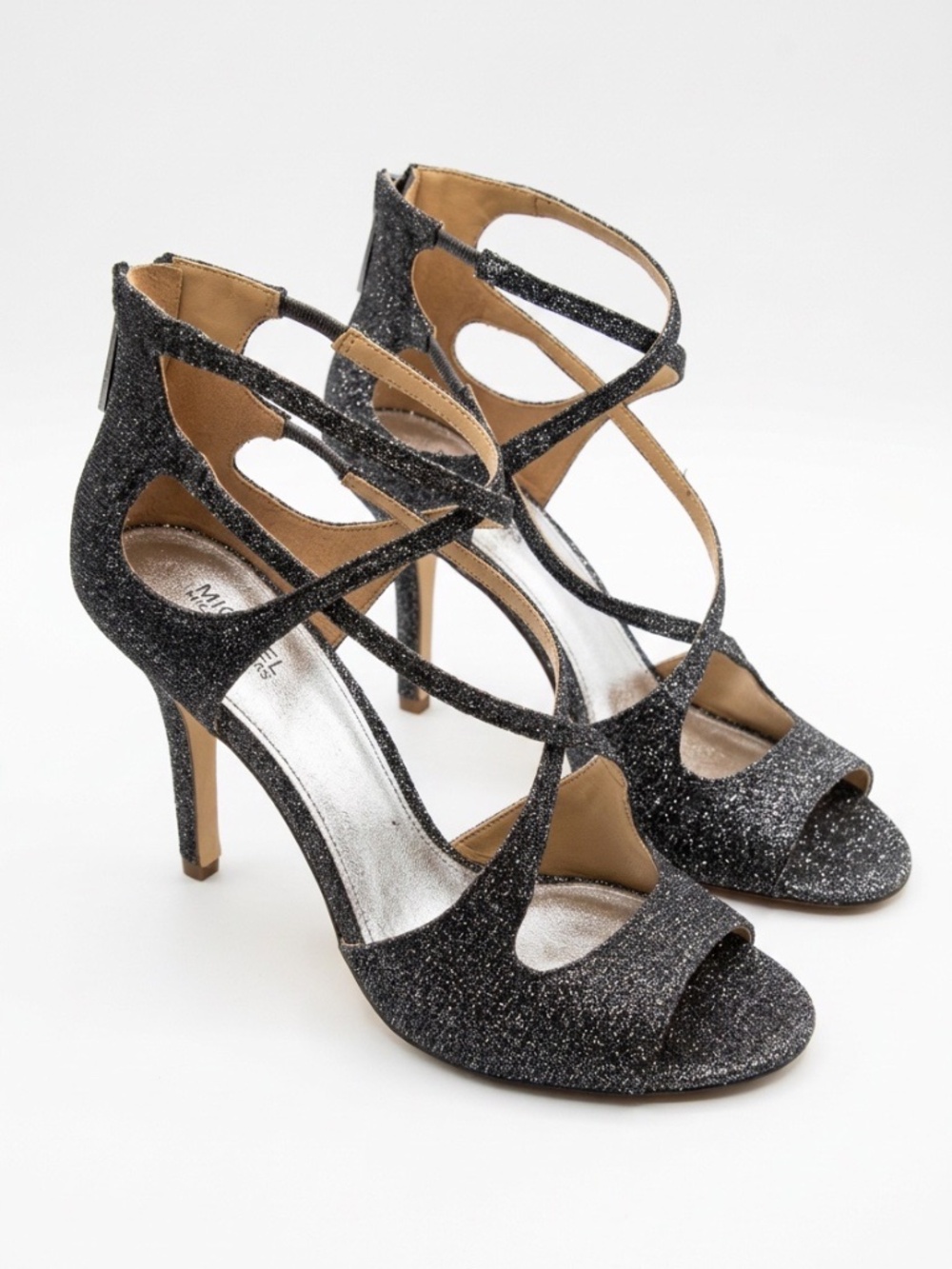 Michael Kors Chantelle Glitter Sandal - size 7.5 NEW 🌟